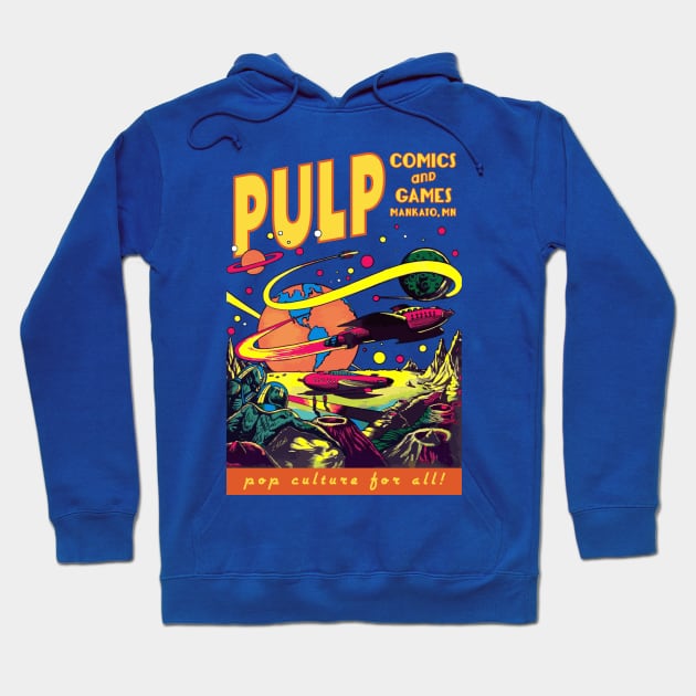 Pulp Rocketships Hoodie by PULP Comics and Games